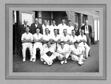 Photograph, Hornby's Studio, Ballarat, Linton cricket team