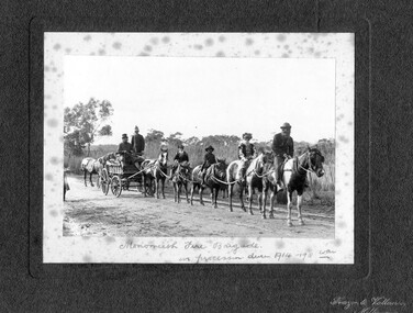 Photograph, Frazer and Vallances Melbourne, Monomeith Fire Brigade, c.1914-18, 1914-18