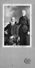 Photograph, Eden Photo Studios, Ballarat, John and Ann Wearne