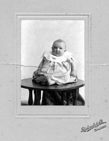 Photograph, Richards and Co, Ballarat, Alan Robert Wishart as a baby