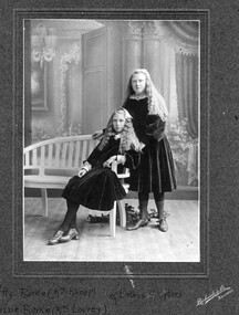 Photograph, Richards and Co Ballarat, Kitty and Lizzie Burke