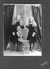 Photograph, Richards and Co, Ballarat, Kitty and Lizzie Burke