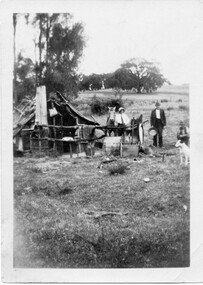 Photograph, Harringtons, Paddy Craine's mining camp near Linton