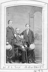 Photograph, Mr Nelson with Jim and Jack