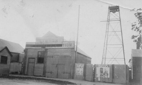 Building and bell tower.