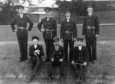 Photograph, Linton Fire Brigade, 1905