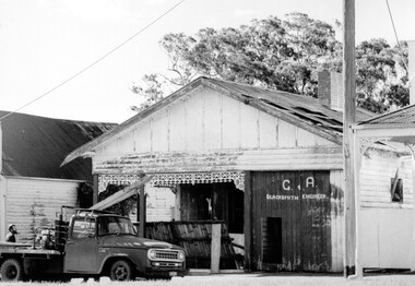 Restoration of a building.