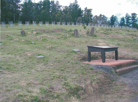 Chinese section of a cemetery.