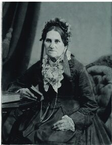 Photograph, Geo Richards studio photographer opposite Star office, Ballarat, Mrs Joseph Linton, nee Mary Dunlop