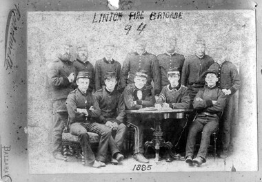 Photograph, Bardwell, Ballarat, Linton Fire Brigade, 1885, 1885