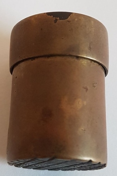 Match holder used during World War I.