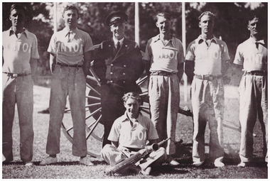 Image of a fire brigade demonstration team.