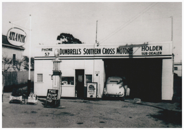 Early image of a service station.