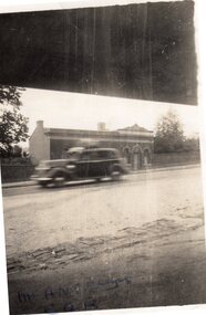 Car on street.