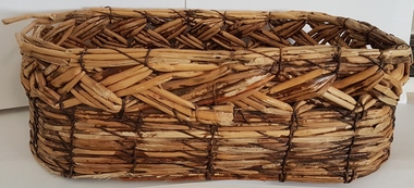 Basket made from local reeds.