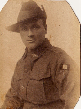 Portrait of a soldier.