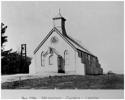 Image of a timber church.