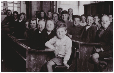 Pupils in a classroom.