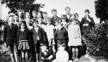 Group of school pupils.