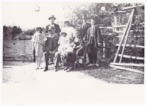 Unidentified family group.