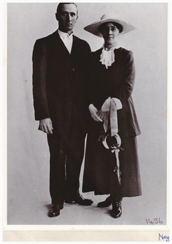 Wedding image of a couple.