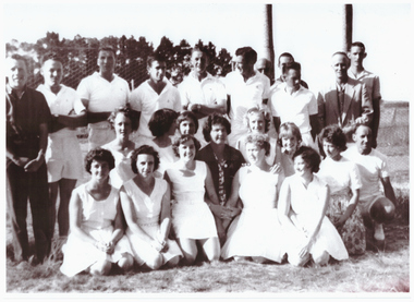 Members of a tennis club.