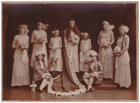 Pageant participants.