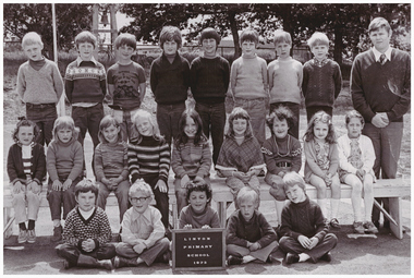 School pupils and a teacher.