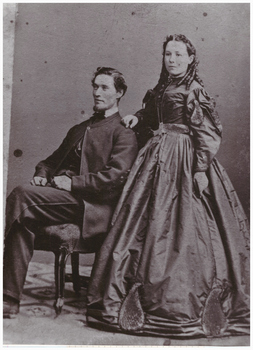 Portrait of a man and a woman.