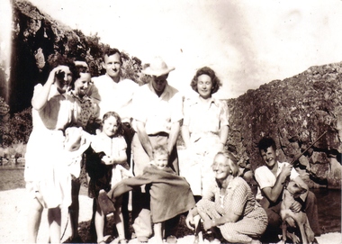 Family group on an outing.