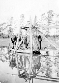 Diver at a reservoir.