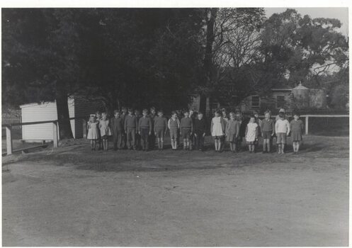 Group of school pupils.