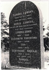 Image of a headstone.