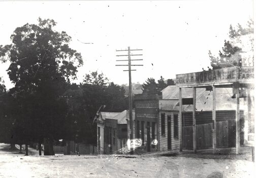 Early image of a streetscape.