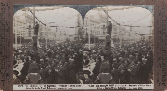 People at a parade.