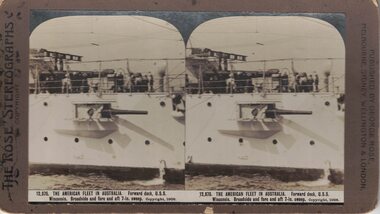 Forward deck of a warship.