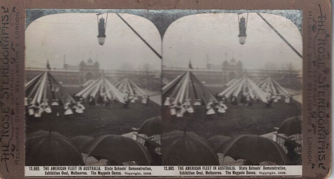 Maypole dancers.