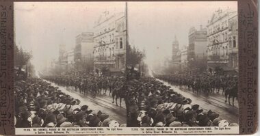 Military farewell parade.