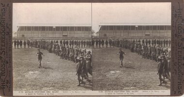 Large group of soldiers.