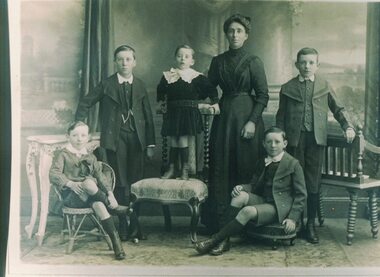 Photograph, Rose McDonald with her five sons