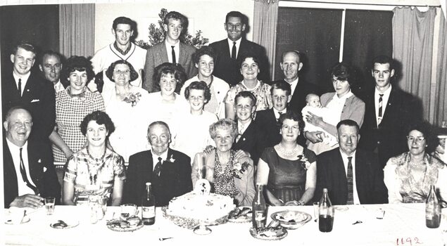 Group of people at a celebration.