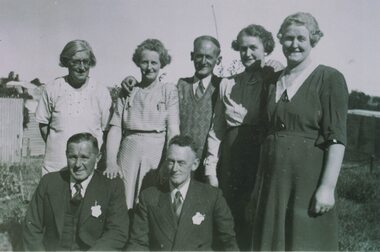 Seven family members.