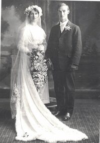 Image of a bride and groom.