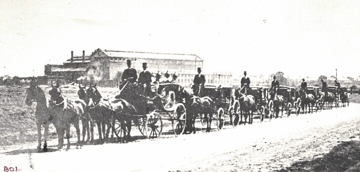 Image of a funeral cortege.