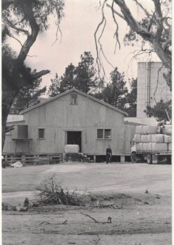 Image of a wool shed.