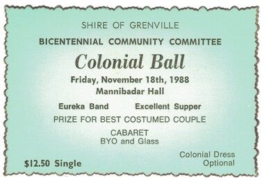 Ticket to a ball.