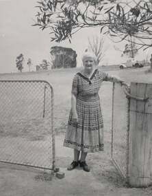 Photograph, Mary Hitchins at 'Lontetree', undated