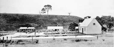 Photograph, O'Beirne's Scouring works on Emu Creek, Linton 1904