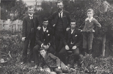 Photograph, William Todd and his sons