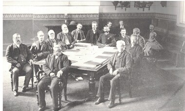 Photograph, Grenville Shire Council meeting c.1881